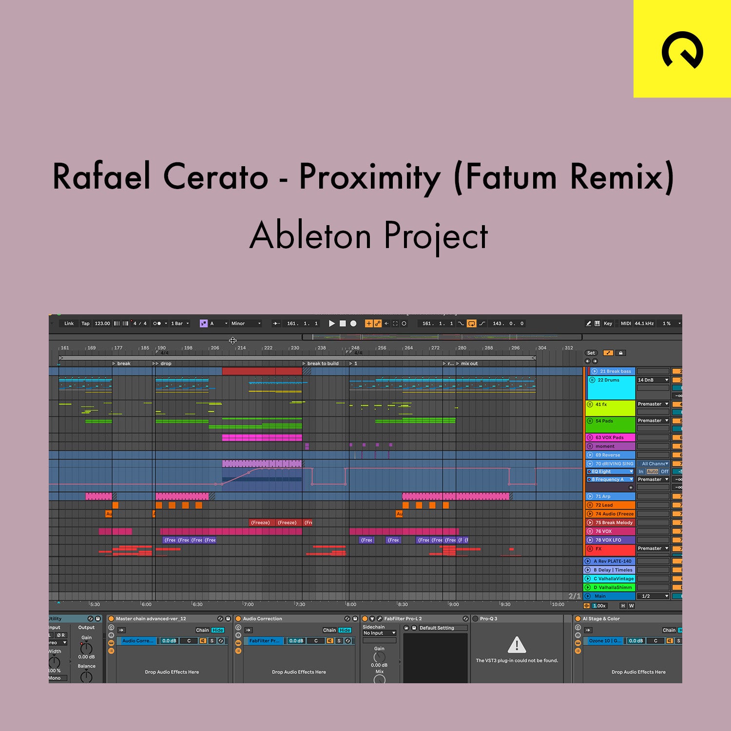 Rafael Cerato - Proximity (Fatum Remix) [Ableton Remake Project]