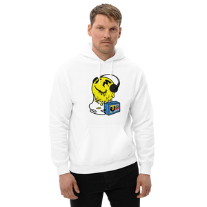 Fatum Euro Dance Face Melt Hoodie (White)
